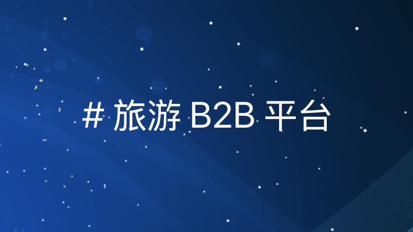 旅游B2B平台建设：趋势洞察与实战落地指南