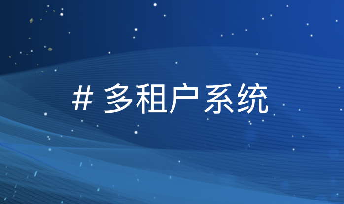 多租户系统在线搭建：降本增效利器，灵活扩展新动力